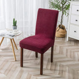 Sylva Jacquard Velvet Stretch Dining Chair Cover