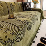 Mosaic Lines Pattern Sofa Cover