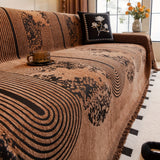 Mosaic Lines Pattern Sofa Cover