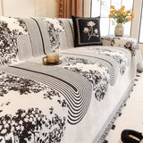 Mosaic Lines Pattern Sofa Cover