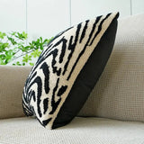 White Tiger Stripe Cushion Cover