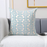 Timeless Maze Pattern Cushion Cover