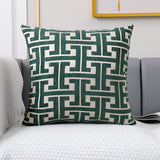 Timeless Maze Pattern Cushion Cover