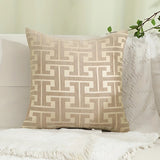 Timeless Maze Pattern Cushion Cover