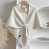 Triangle Soft Poncho Shawl Cape