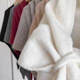 Triangle Soft Poncho Shawl Cape