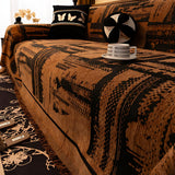 Tribal Geometric Chenille Sofa Cover