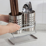 Trivent Stainless Kitchen Cutlery Organizer