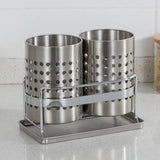 Trivent Stainless Kitchen Cutlery Organizer