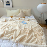 Solène Floral Embossed Sherpa Blanket