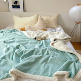 Solène Floral Embossed Sherpa Blanket