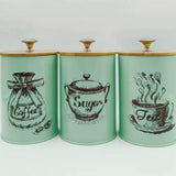 Iron Airtight Storage Canister | 3pcs Set