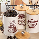 Iron Airtight Storage Canister | 3pcs Set