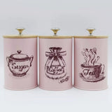 Iron Airtight Storage Canister | 3pcs Set