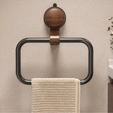 Vintage Wood Removable Towel Rack