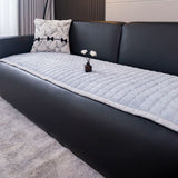 Housse de canapé matelassée en peluche minimaliste