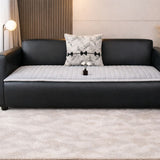 Housse de canapé matelassée en peluche minimaliste
