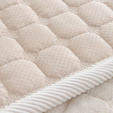 Housse de canapé matelassée en peluche minimaliste