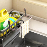 Wall Mounted Sponge Soap Dish Towel Rack