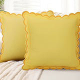 Wave Edge Cotton Cushion Cover