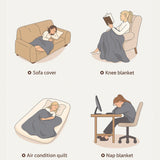 Wavy Stripe Boho Sofa Cover