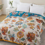 Wildbloom Reversible Flora Cotton Blanket