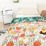 Wildflower Garden Cotton Blanket