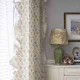 Wildflower Lace Ruffle Curtain
