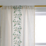 Willow Floral Elegance Tassel Curtain