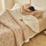 Winter Garden Plush Blanket