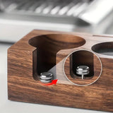 Rectangular Wood Coffee Tamper Station
