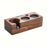 Rectangular Wood Coffee Tamper Station