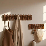 Piano Wooden Hook Wall Coat Rack