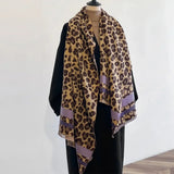 Savanna Style Wool Blend Shawl Scarf