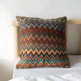 Zigzag Knit Boho Throw Cushion Cover