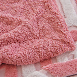 Zyra Double Layer Geometric Throw Blanket