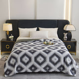 Zyra Double Layer Geometric Throw Blanket