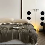 Cotton Crinkle Tassel Blanket