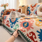 Modern Geometric Tribal Sofa Cover